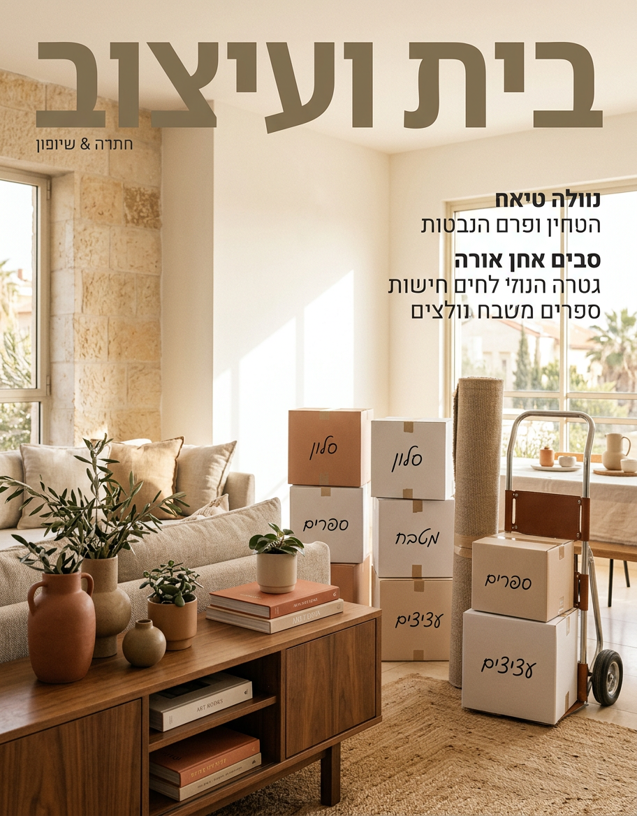 מעבר דירה: איך לבחור חברת הובלות שמתאימה בדיוק לצרכים שלכם